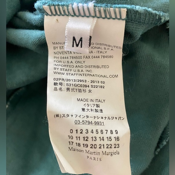 Rare Maison Margiela fitted t-shirt with bird print, size medium - Picture 8 of 8